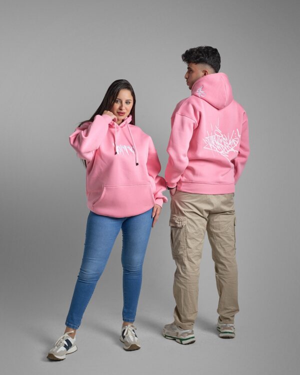 Graffiti Street Art Hoodie - Vorra Hoodie - هودي VORRA - Pink